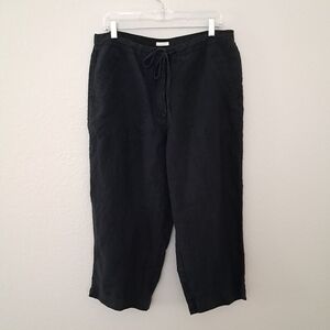 Liz Claiborne Livvy Crop Linen Pants